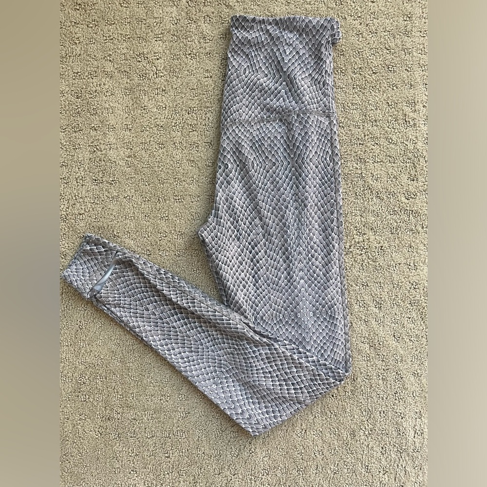 Varley High Waist Snake Print Size Small Leggings